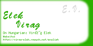 elek virag business card